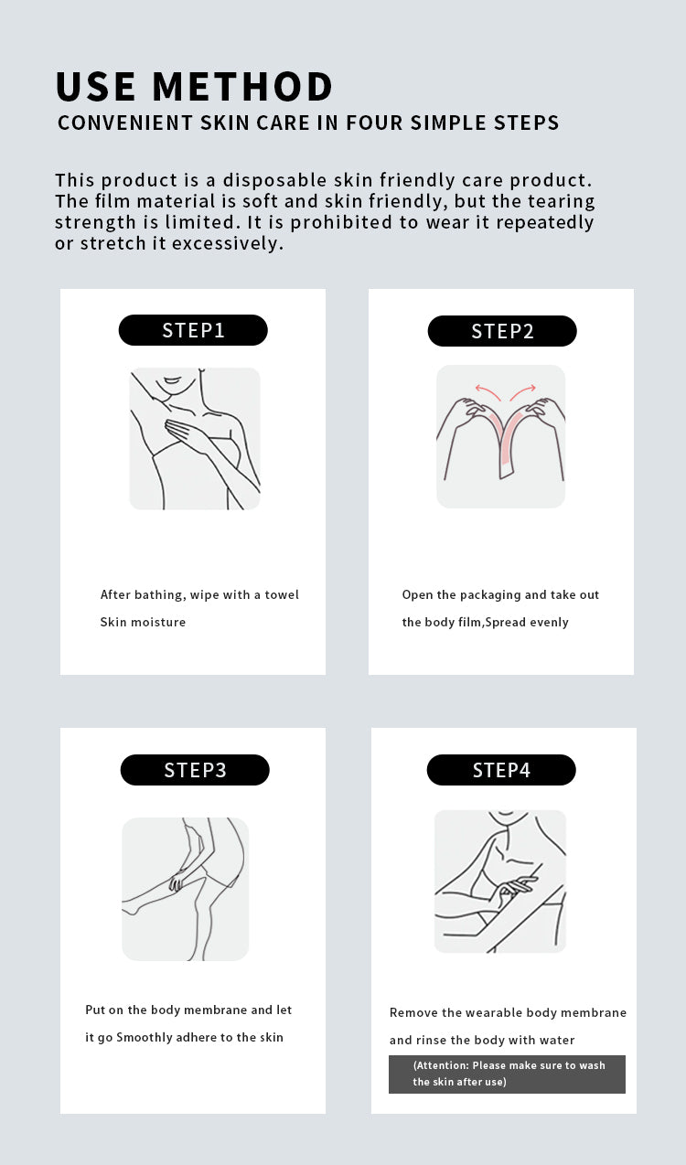 Qingxi Qingying Maintenance Body Mask Portable wearable body mask