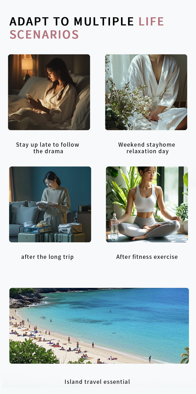 Qingxi Beauty Skin Moisturizing Body Mask Brightens, Anti-aging, tightens and moisturizes. Portable wearable body mask for full-body care