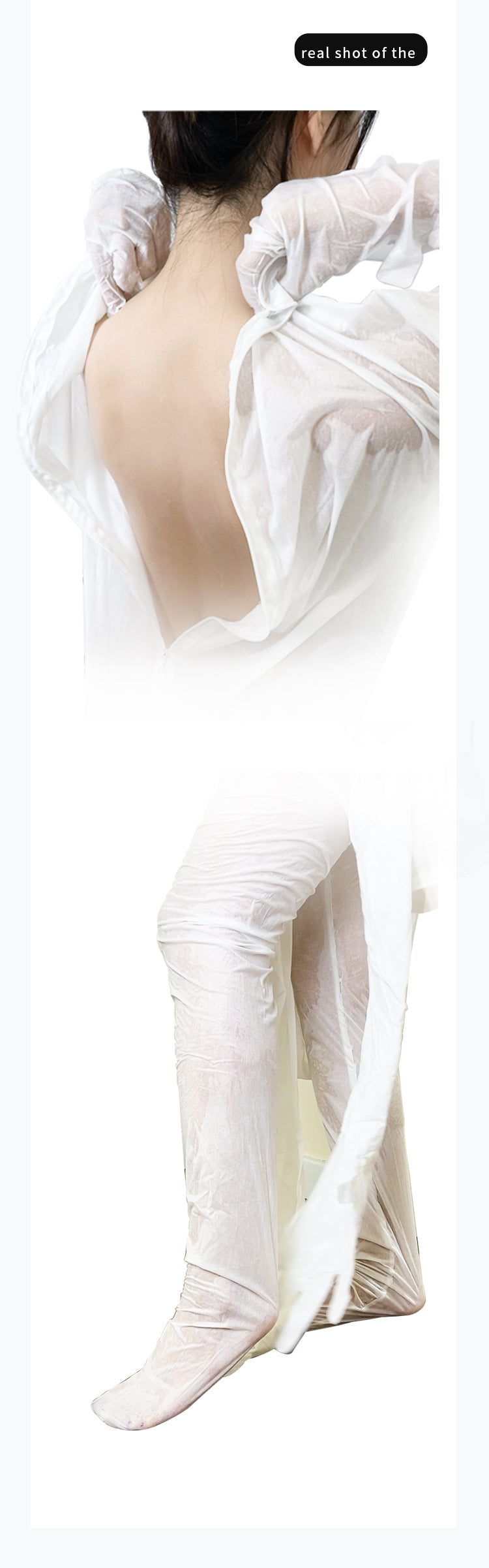 Qingxi Beauty Skin Moisturizing Body Mask Brightens, Anti-aging, tightens and moisturizes. Portable wearable body mask for full-body care